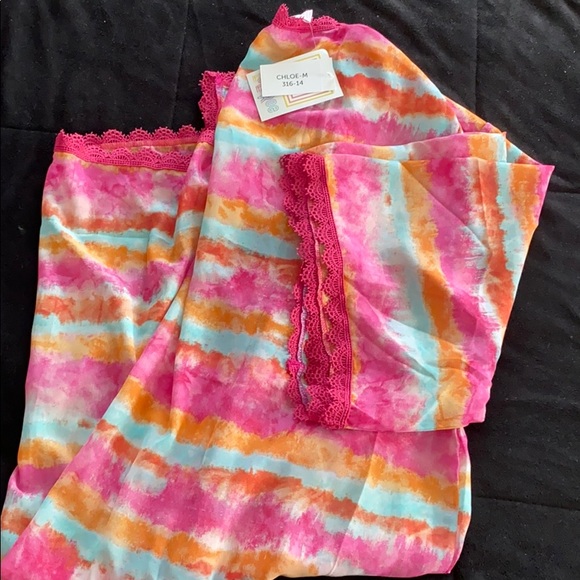 LuLaRoe Chloe flowy kimono vest - Picture 2 of 4